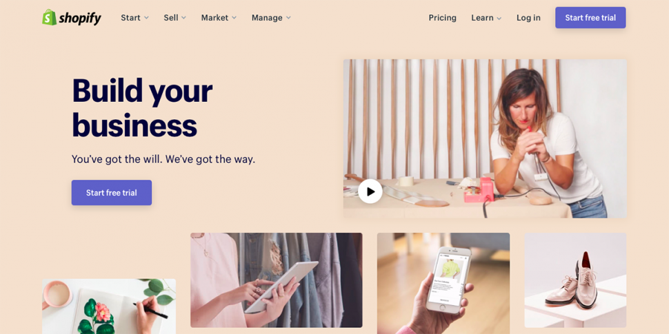 e-commerce website tool shopify