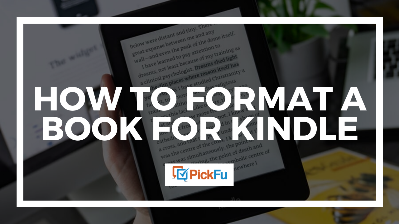 how to write books on kindle