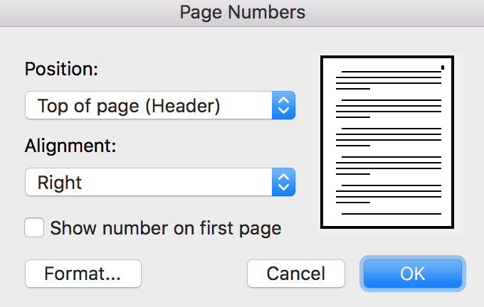 How to write a book in Word - Page Numbers