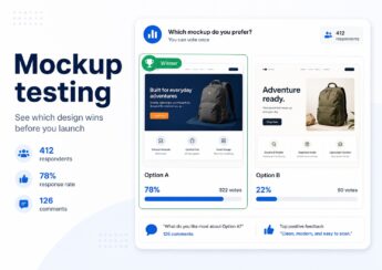 Mockup-testing-dashboard-comparing-two-design-options-with-vote-results