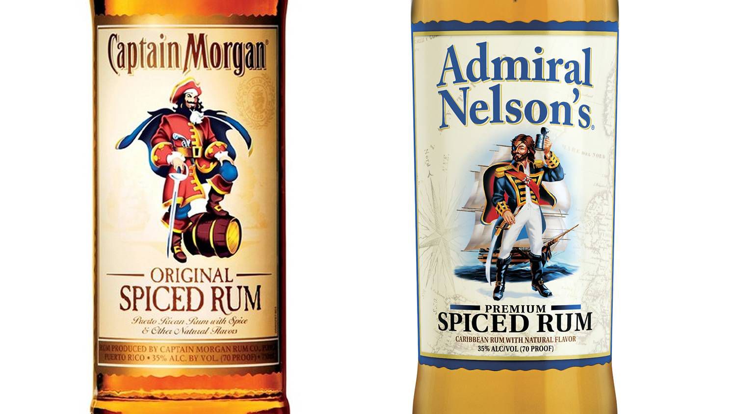 Likelihood of confusion: Captain Morgan rum vs Admiral Nelson's rum