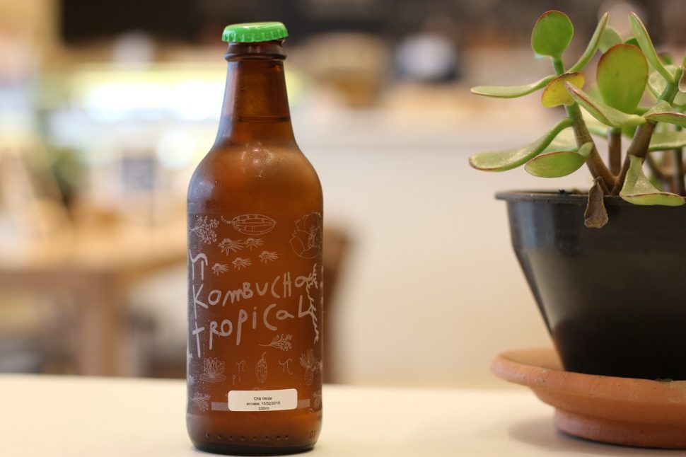 Brand perception: kombucha bottle