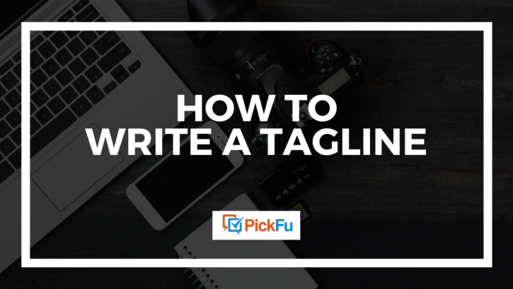 How to write a tagline