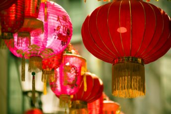 Lunar New Year: image of Chinese lanterns