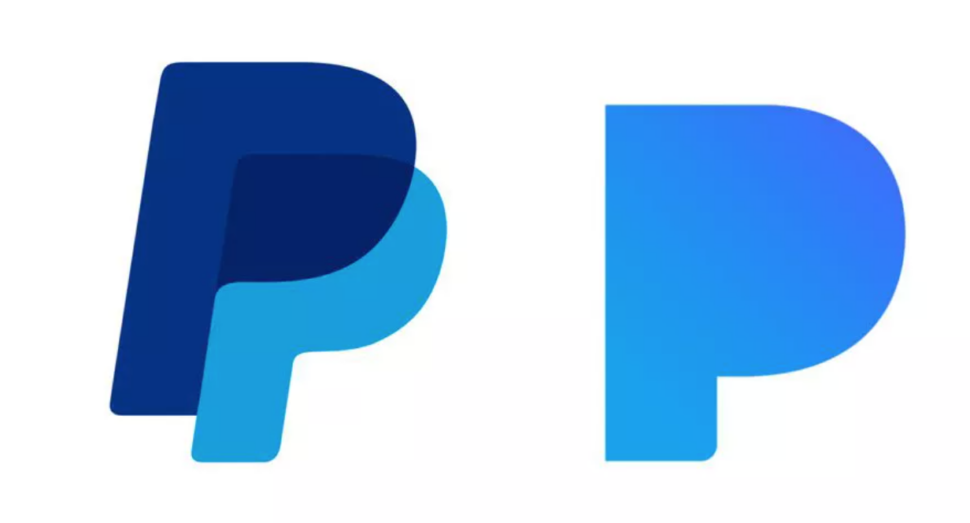 Biggest branding mistakes: A comparison of two logos with blue Ps: Paypal and Pandora. 