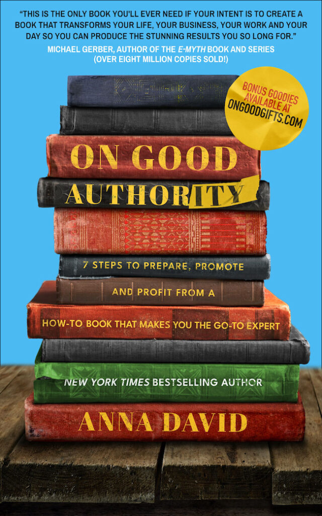 cover of Anna David's new book, On Good Authority