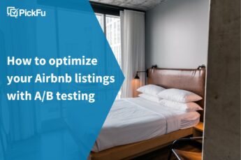 How to optimize your Airbnb listings with A/B testing: Photo of bedroom with a city skyline view