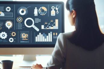 young-woman-looking-at-a-computer-screen-writing-content