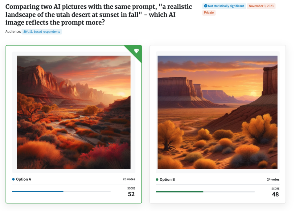 Utah-sunset-comparison-of-images-stable-diffusion-vs-dalle-3