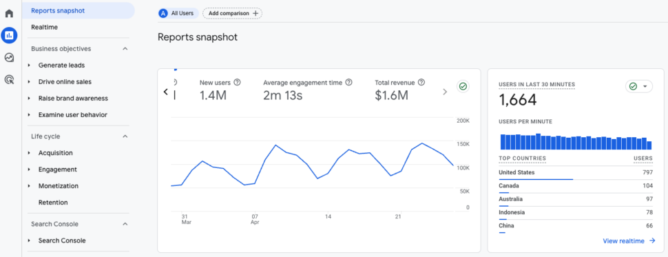 Analytics-screenshot-total-revenue