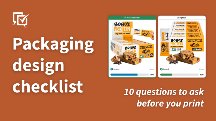 Packaging design checklist